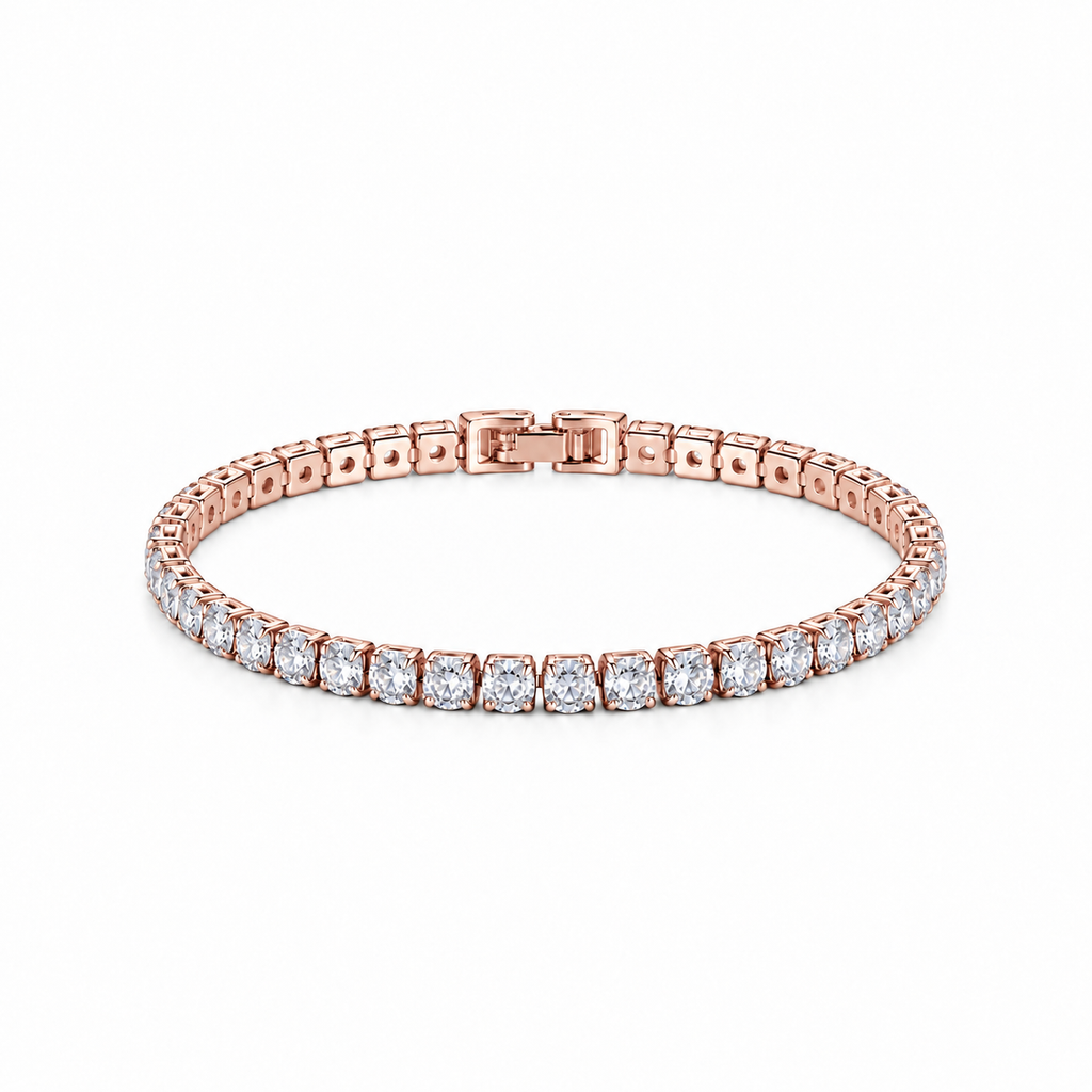 Classic Sparkle Tennis Bracelet – 17 cm