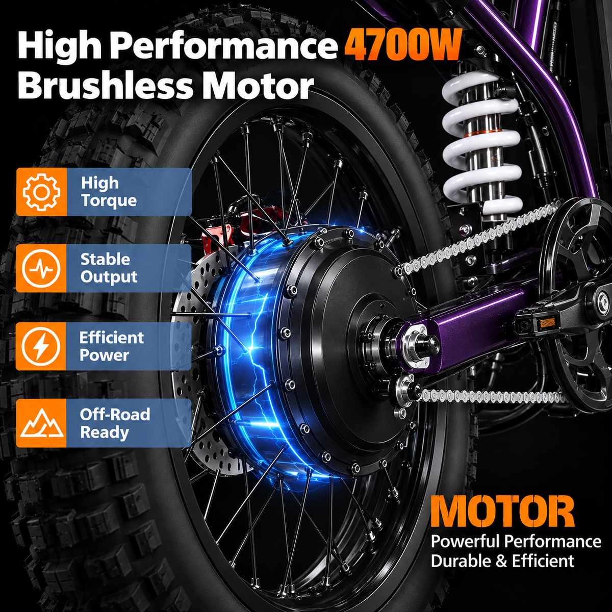 QF200   PRO   4700W   Electric   Dirt   Bike