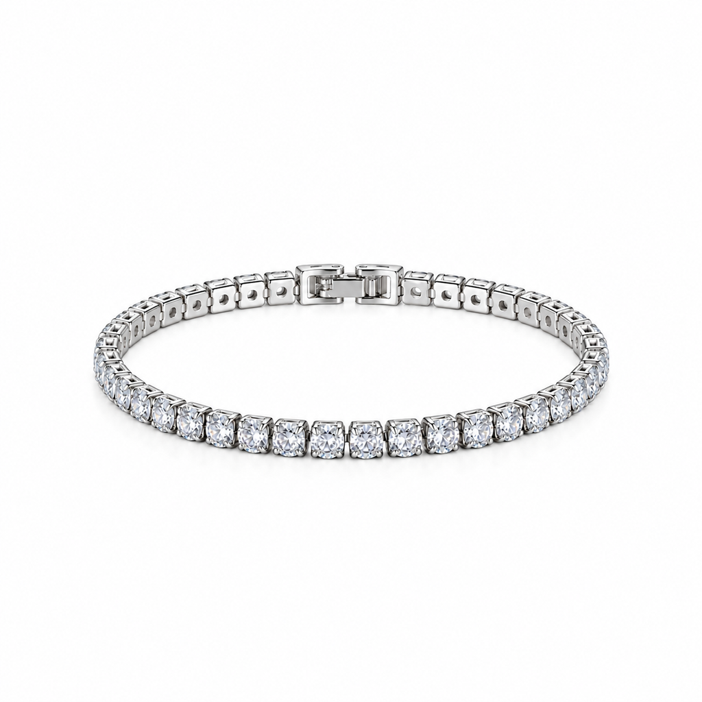 Classic Sparkle Tennis Bracelet – 17 cm