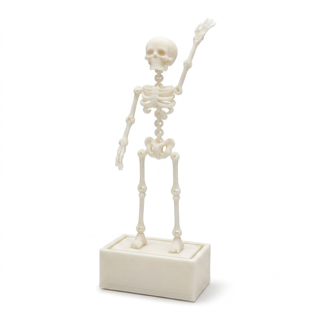 Dancing Skeleton Aquarium Decor – Bubble-Powered Moving Fish Tank Ornament