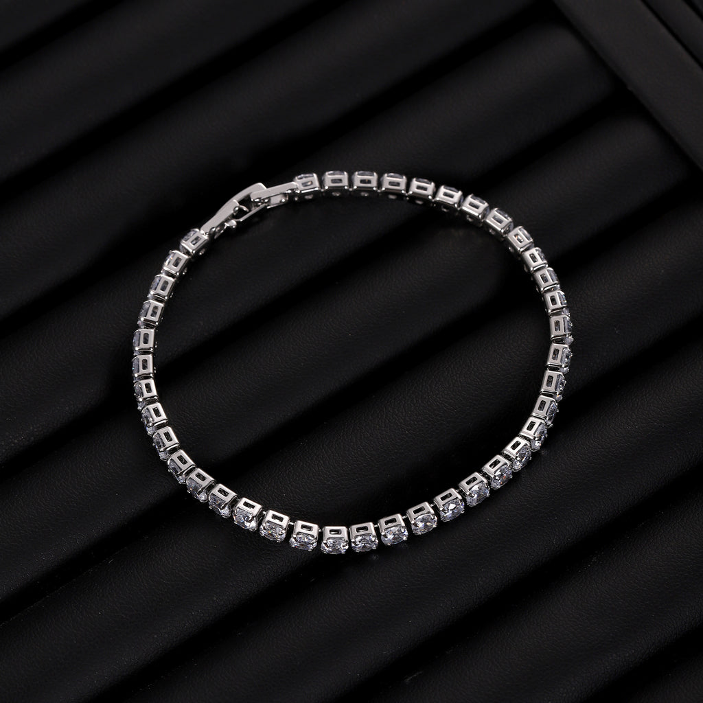 Classic Sparkle Tennis Bracelet – 17 cm