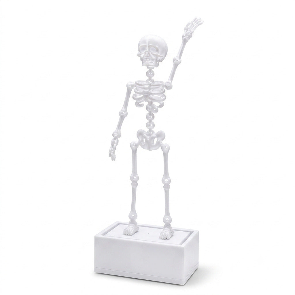 Dancing Skeleton Aquarium Decor – Bubble-Powered Moving Fish Tank Ornament