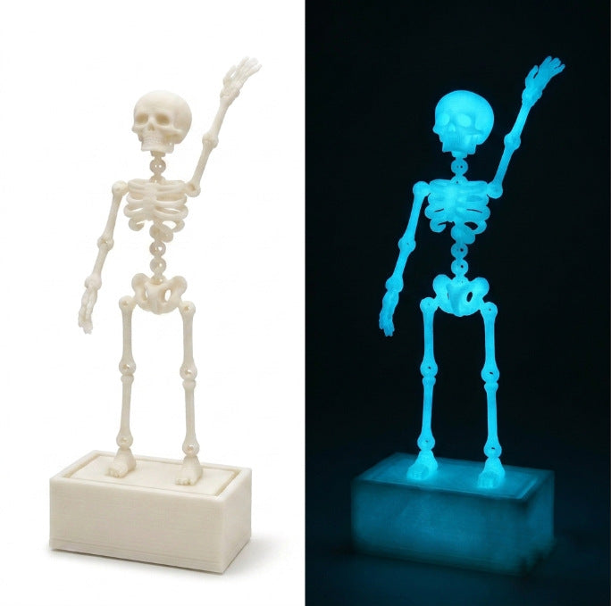 Dancing Skeleton Aquarium Decor – Bubble-Powered Moving Fish Tank Ornament