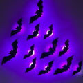 3D Halloween Spider & Bat LED Wall Decorations