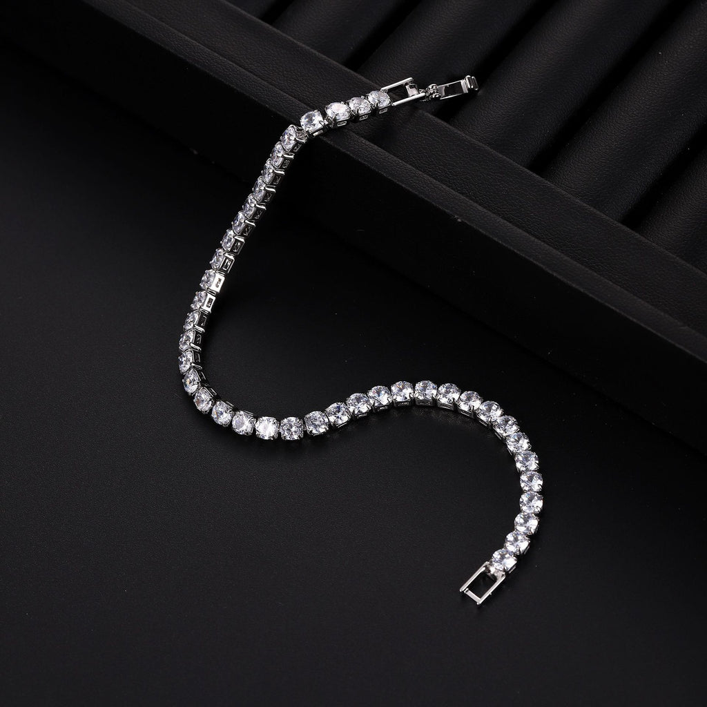 Classic Sparkle Tennis Bracelet – 17 cm