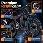 QF200   PRO   4700W   Electric   Dirt   Bike