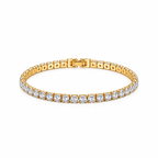 Classic Sparkle Tennis Bracelet – 17 cm